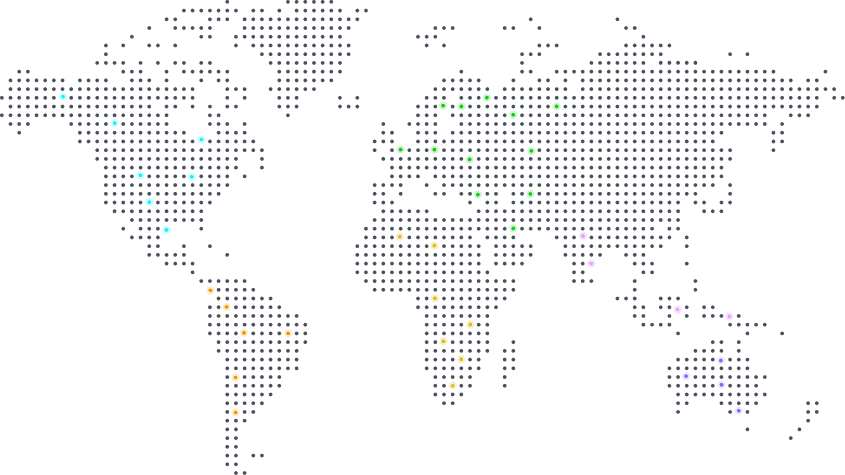 Global map of Electric Octopus client partnerships