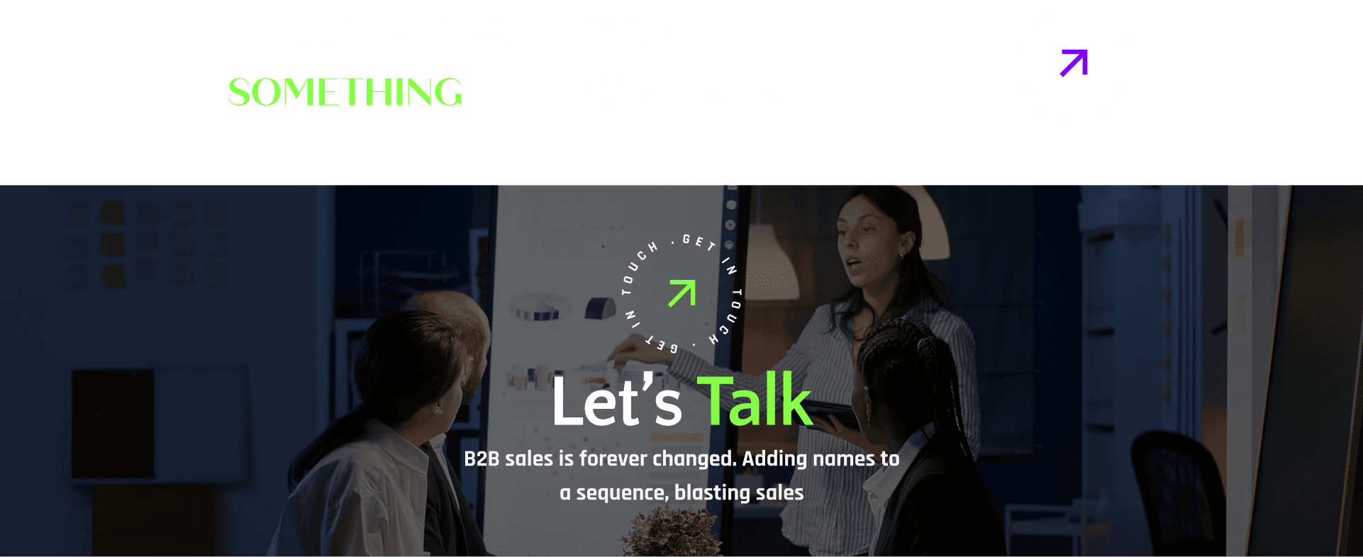 Let's join forces to create something extraordinary — Let's Talk